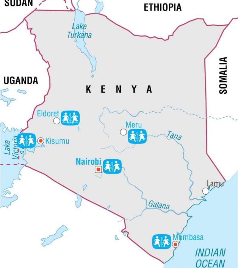 Hvor ligger Kenya?