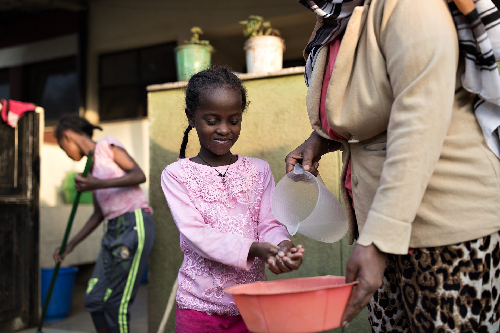 håndvask hygiejne omsorg etiopien
